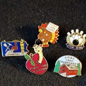 Vintage Bowling Pin Collection